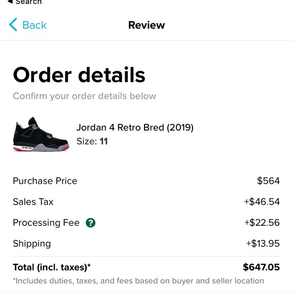 Jordan 4 bred 2019 - Picture 5 of 5